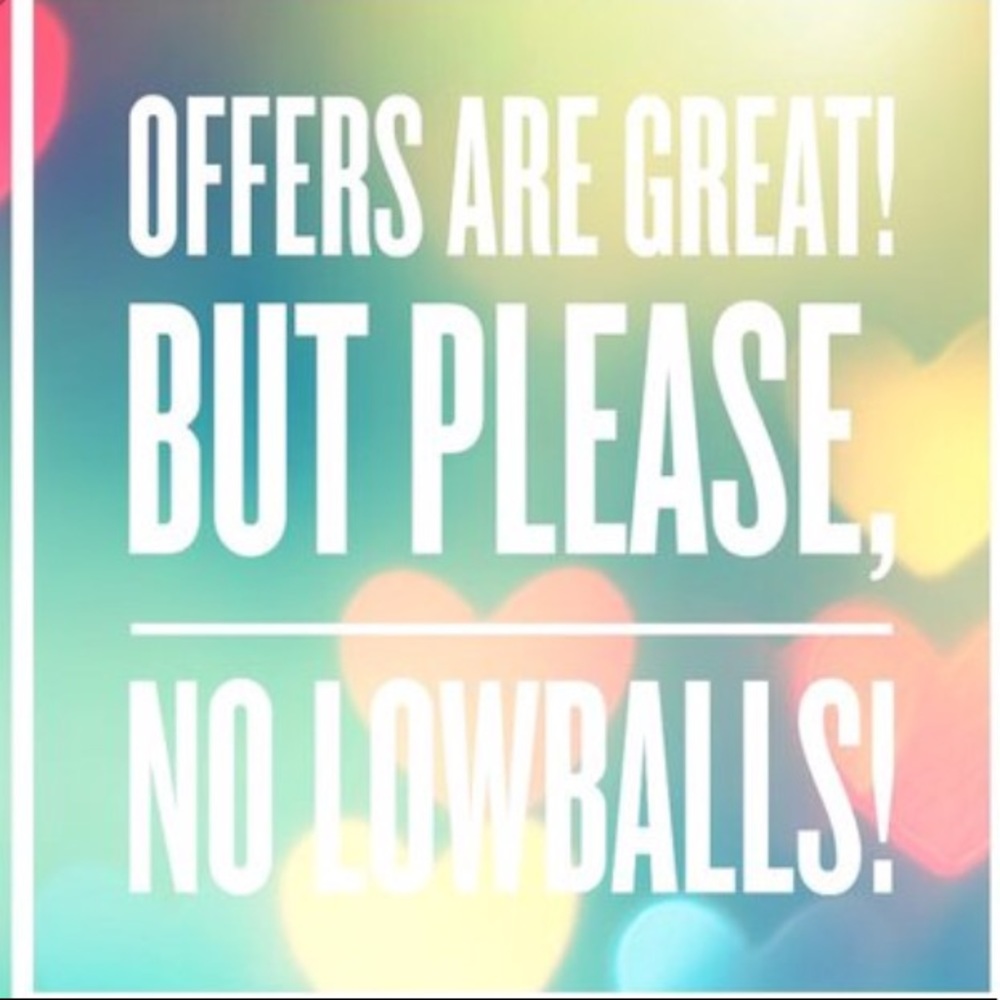 Will consider reasonable offers